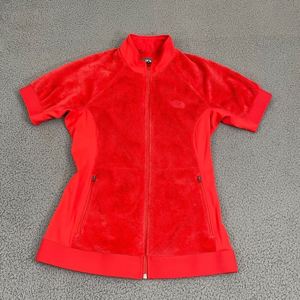 The North Face Ursa Minor Jacket Women S Coral Fleece Short Sleeve‎ Full Zip